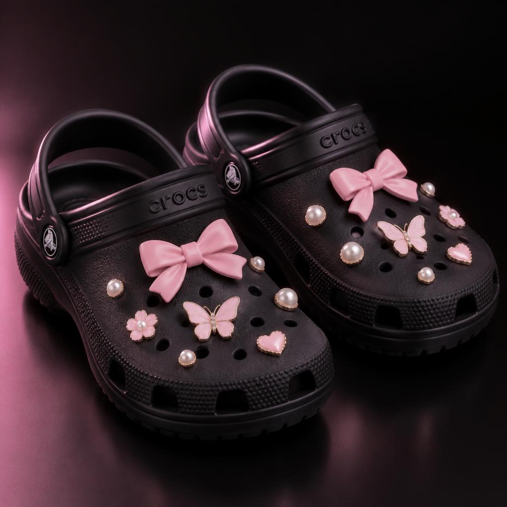 Crocs Nœud Pastel